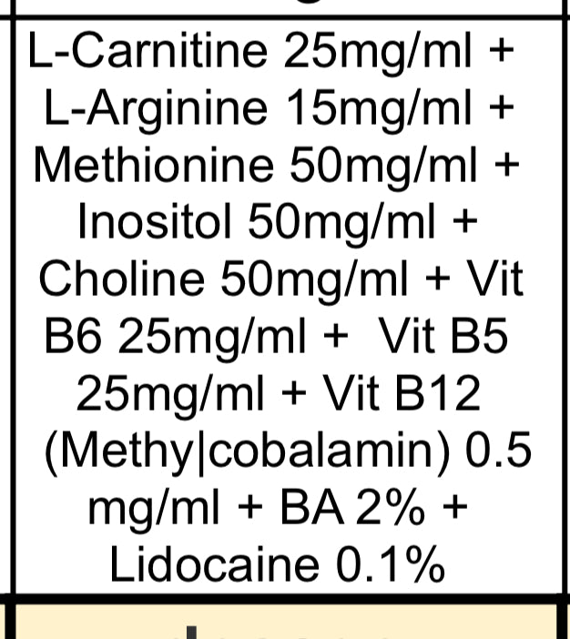 Lipo-c with b12 now with lidocaine